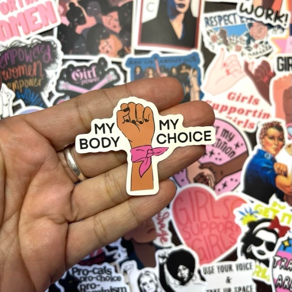Pack of 50 NEW Female Power Feminist Movement Strong Women Girl Sticker - Picture 2 of 4